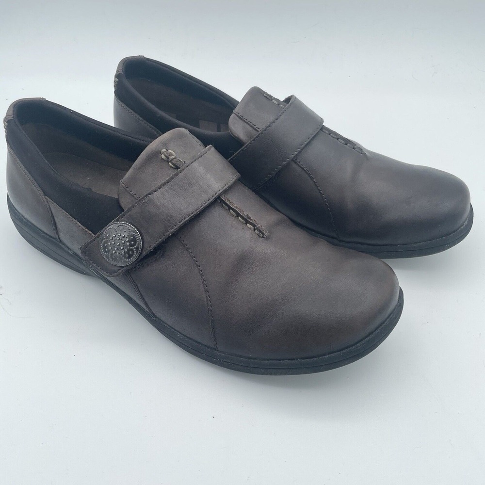 ABEO Comfort Shoe Women's Black Leather Mary Jane Slip-on Size 9‎